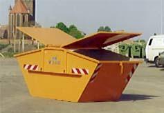 7 cbm Absetzcontainer (geschlossen mit 2 Deckeln)