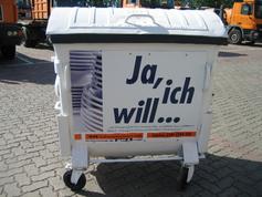 1,1 cbm Hochzeitscontainer (weiÃƒÂŸ)