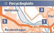 RecyclinghÃ¶fe; Stadtplan