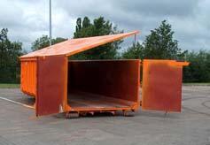 20 cbm Abrollcontainer (mit Deckel)