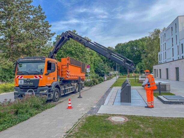 Behälterstandplatz für die Entsorgung korrekt planen
