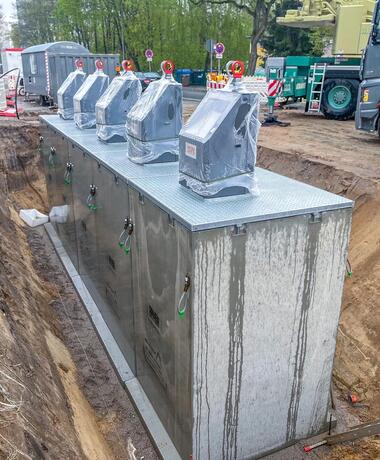 Vorarbeiten und Installation von Unterflursystemen